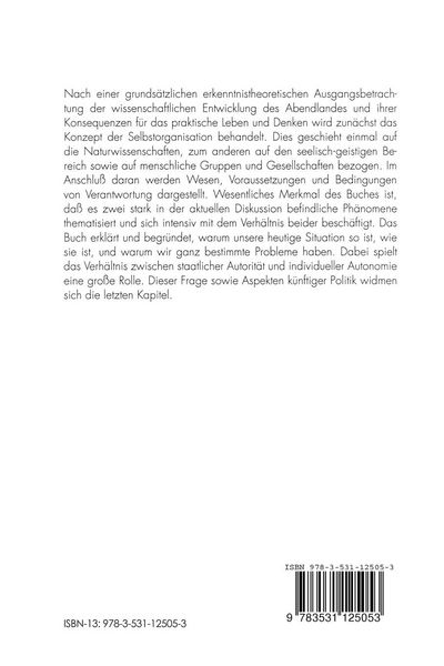 Produktbild: Selbstorganisation, Verantwortung, Gesellschaft