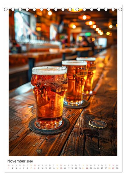 Produktbild: Cooles Bier - K&ouml;stliches aus der Natur. (Tischkalender 2026 DIN A5 hoch), CALVENDO Monatskalender