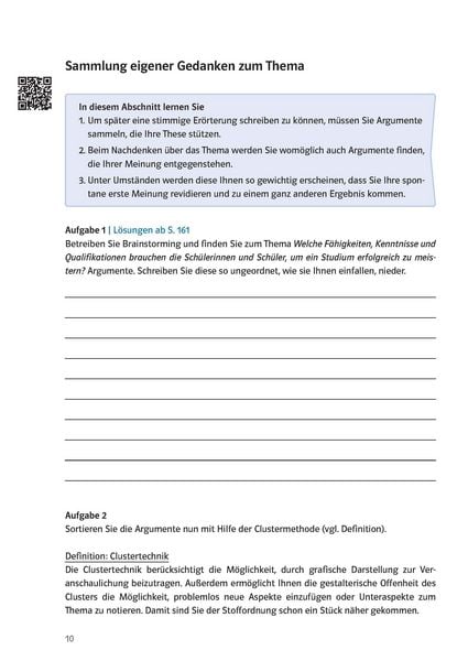 Produktbild: Klett Klausur-Training - Deutsch Er&ouml;rterung
