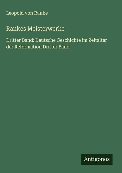 Produktbild: Rankes Meisterwerke