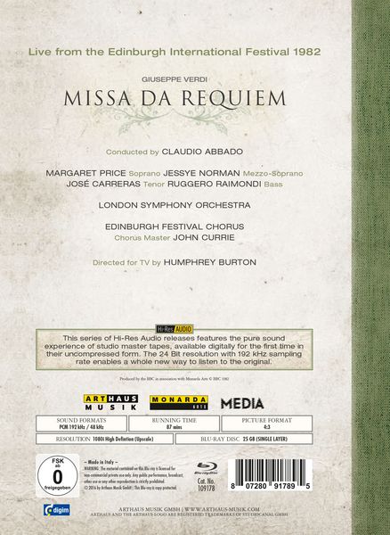 Produktbild: Missa da Requiem