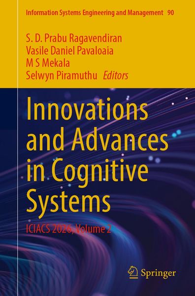 Produktbild: Innovations and Advances in Cognitive Systems