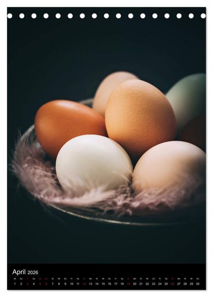 Produktbild: FOOD.STYLE.LOVE - Foodfotografie mit Liebe zum Detail (Tischkalender 2026 DIN A5 hoch), CALVENDO Monatskalender