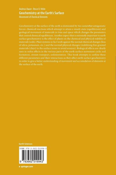 Produktbild: Geochemistry at the Earth&rsquo;s Surface