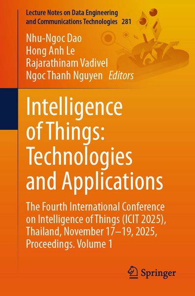 Produktbild: Intelligence of Things: Technologies and Applications