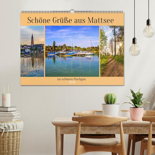Produktbild: Sch&ouml;ne Gr&uuml;&szlig;e aus Mattsee (Wandkalender 2026 DIN A2 quer), CALVENDO Monatskalender