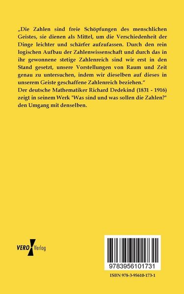 Produktbild: Was sind und was sollen die Zahlen?