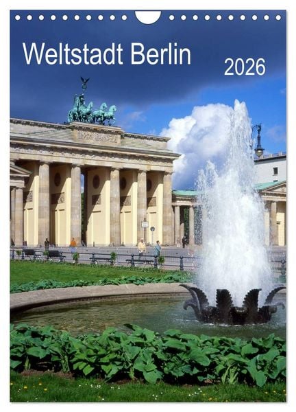 Produktbild: Weltstadt Berlin (Wandkalender 2026 DIN A4 hoch), CALVENDO Monatskalender