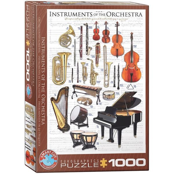 Puzzle 1000 Teile - Instruments of the Orchestra