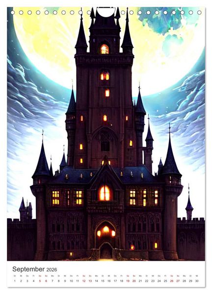 Produktbild: Faszination Mittelalter - Von mittelalterlichen Burgen und Drachen (Wandkalender 2026 DIN A4 hoch), CALVENDO Monatskalender