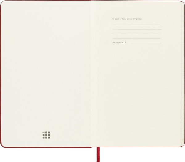 Produktbild: Moleskine 18 Monate Wochen Notizk. 26/27 A5 1W=1S Geb Rot