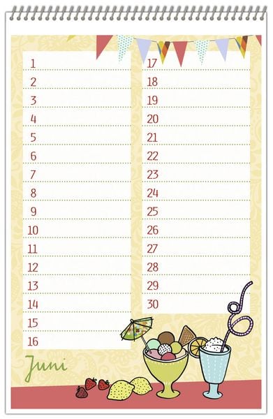 Produktbild: vergissmeinnicht-Geburtstagskalender