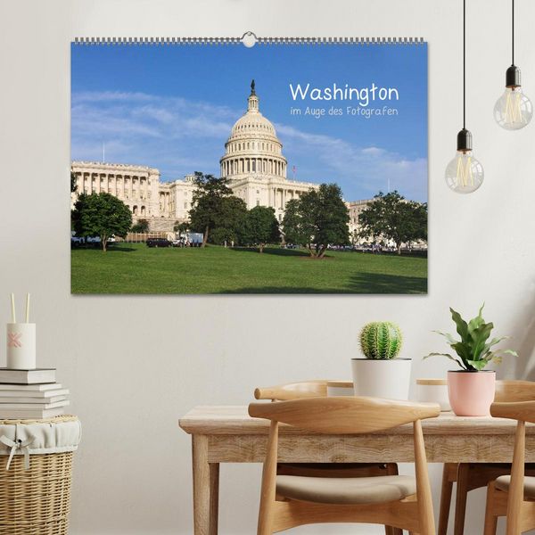 Produktbild: Washington im Auge des Fotografen (Wandkalender 2026 DIN A2 quer), CALVENDO Monatskalender