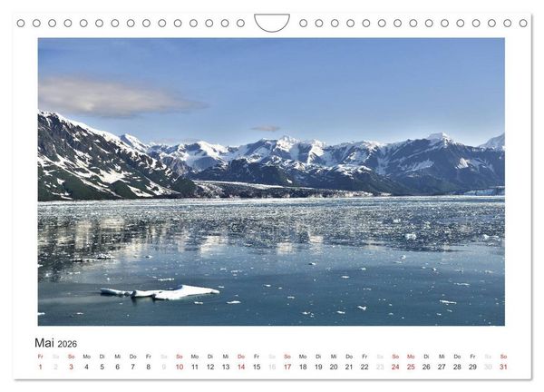Produktbild: ALASKA Gletscher EIS (Wandkalender 2026 DIN A4 quer), CALVENDO Monatskalender