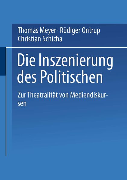 Produktbild: Die Inszenierung des Politischen