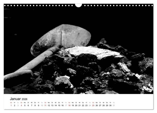 Produktbild: Helden der Arbeit - Alte Arbeitsmittel des Ruhrgebiets (Wandkalender 2026 DIN A3 quer), CALVENDO Monatskalender