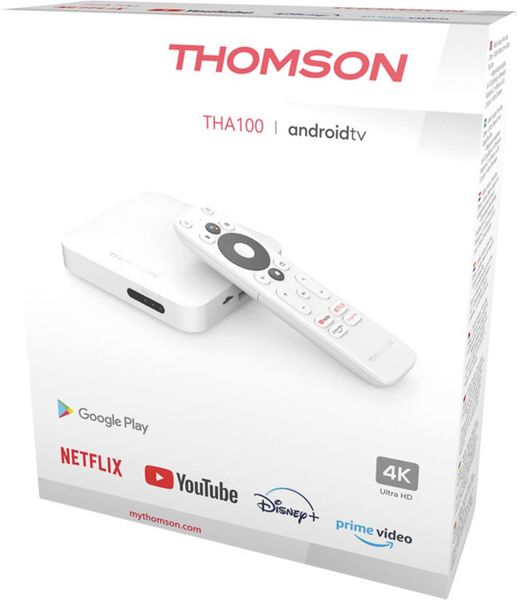 THOMSON 4K Android TV Box| Netflix | Prime Video | Disney | Youtube