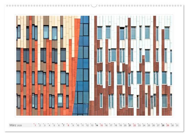Produktbild: Architektur. Imposante Fassaden (hochwertiger Premium Wandkalender 2026 DIN A2 quer), Kunstdruck in Hochglanz