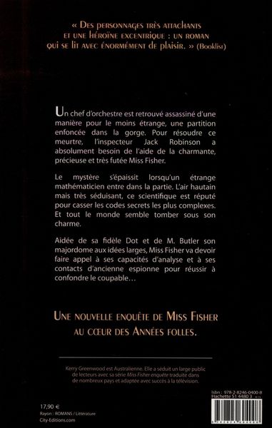 Produktbild: Miss Fisher enqu&ecirc;te. Meurtre en musique