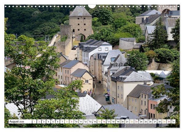 Produktbild: Luxemburg Stadt eine Oase zum Wohlf&uuml;hlen (Wandkalender 2026 DIN A3 quer), CALVENDO Monatskalender