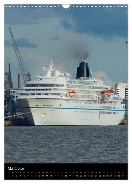 Produktbild: Bremerhaven an der Nordsee (Wandkalender 2026 DIN A3 hoch), CALVENDO Monatskalender