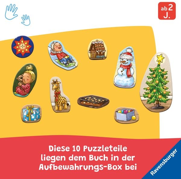Produktbild: Mein gro&szlig;es Puzzle-Spielbuch - Weihnachten