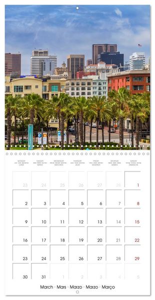 Produktbild: SAN DIEGO Coastal city with flair (Wall Calendar 2026 12 &times; 12 Inch) CALVENDO 12 Month Wall Calendar