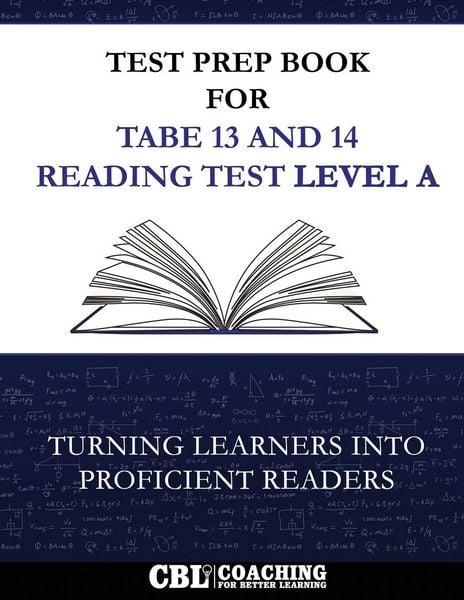 Produktbild: Test Prep Book for TABE 13 and 14 Reading Test Level A