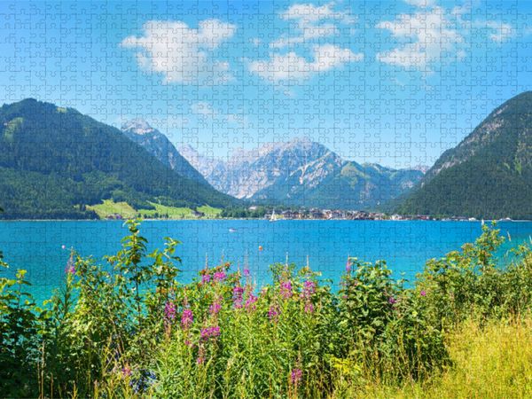 Produktbild: CALVENDO Puzzle Ein Motiv aus dem Kalender Es is so schee am Achensee 2023 | 1000 Teile Lege-Gr&ouml;&szlig;e 64x48cm Foto-Puzzle f&uuml;r gl&uuml;ckliche Stunden