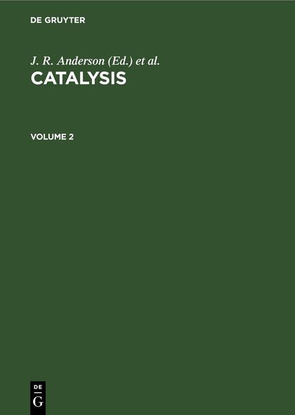 Produktbild: Catalysis. Volume 2
