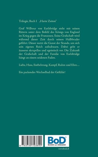 Produktbild: Der Graf von Earlsbridge, Trilogie, Band I
