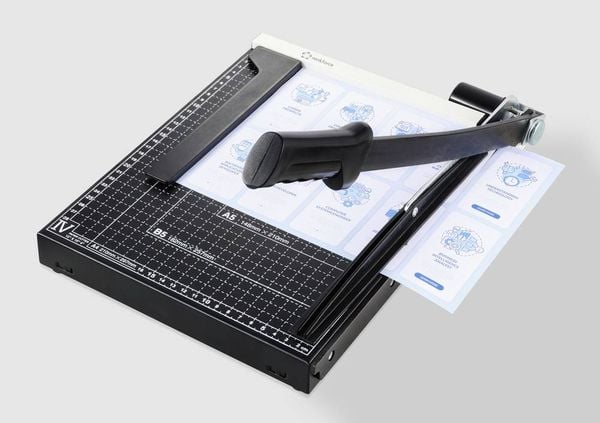 Renkforce RF-CUT-100 Hebelschneider A4 Schnittleistung A4 80 g/m²: 12 Blatt