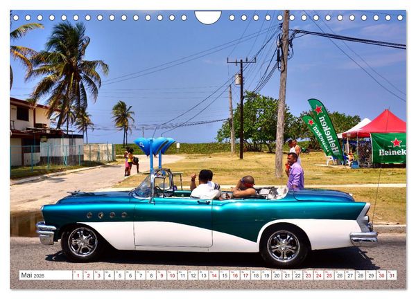 Produktbild: BUICK '55 - Mit 70 unterwegs in Kuba (Wandkalender 2026 DIN A4 quer), CALVENDO Monatskalender