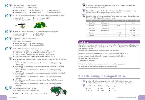 Produktbild: Maths Frameworking-Homework 3