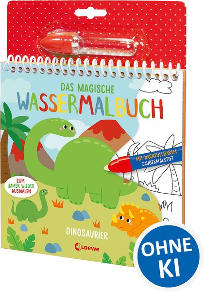 Produktbild: Das magische Wassermalbuch - Dinosaurier