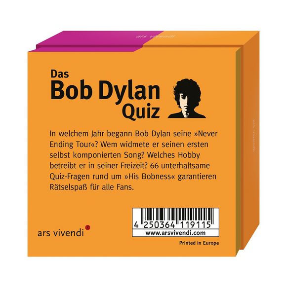 Produktbild: Das Bob Dylan-Quiz