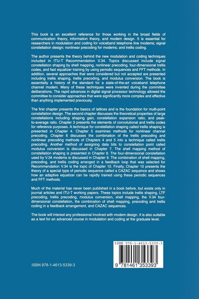 Produktbild: Constellation Shaping, Nonlinear Precoding, and Trellis Coding for Voiceband Telephone Channel Modems
