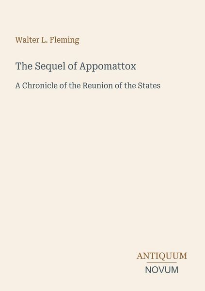 Produktbild: The Sequel of Appomattox