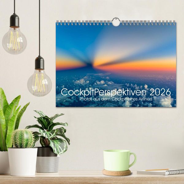 Produktbild: CockpitPerspektiven 2026 (Wandkalender 2026 DIN A4 quer), CALVENDO Monatskalender