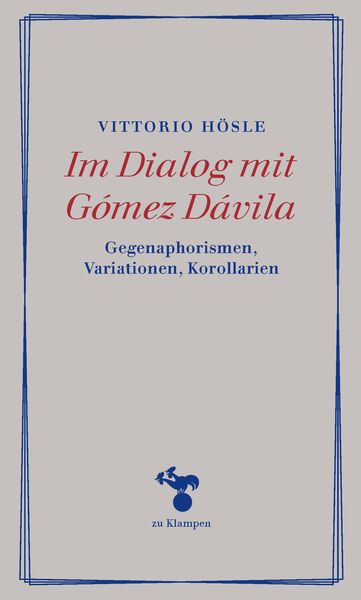 Produktbild: Im Dialog mit G&oacute;mez D&aacute;vila