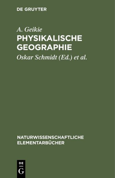 Produktbild: Physikalische Geographie