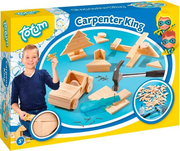 Produktbild: Totum Carpenter King - Holz und Hammer Set