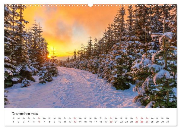 Produktbild: Sauerland - Land der tausend Berge (hochwertiger Premium Wandkalender 2026 DIN A2 quer), Kunstdruck in Hochglanz