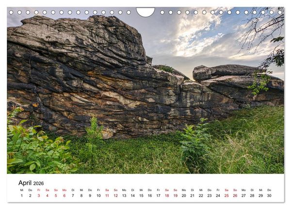 Produktbild: Steinerne Zeitzeugen (Wandkalender 2026 DIN A4 quer), CALVENDO Monatskalender