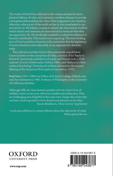 Produktbild: The Conception of Value