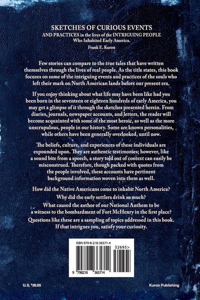 Produktbild: Sketches of Curious Events and Practices in the Lives of the Intriguing People Who Inhabited Early America