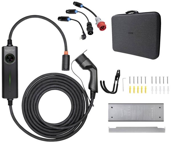 Produktbild: Sygonix Mobile Ladestation Typ 2 Mode 2 16A 11kW