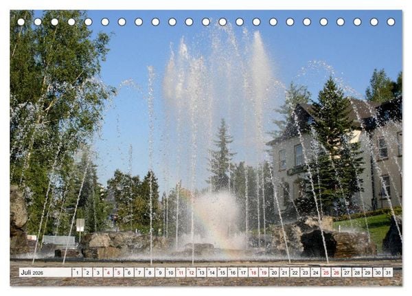 Produktbild: Wunderbares Erzgebirge (Tischkalender 2026 DIN A5 quer), CALVENDO Monatskalender