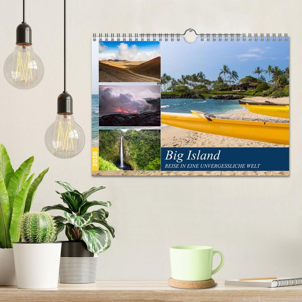 Produktbild: Big Island - Reise in eine unvergessliche Welt (Wandkalender 2026 DIN A4 quer), CALVENDO Monatskalender