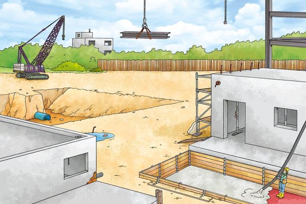 Produktbild: Erstes Stickern Metallic &ndash; Baustelle